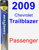 Passenger Wiper Blade for 2009 Chevrolet Trailblazer - Hybrid