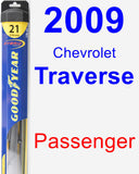 Passenger Wiper Blade for 2009 Chevrolet Traverse - Hybrid