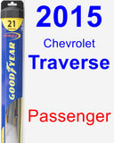 Passenger Wiper Blade for 2015 Chevrolet Traverse - Hybrid