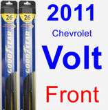 Front Wiper Blade Pack for 2011 Chevrolet Volt - Hybrid