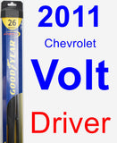 Driver Wiper Blade for 2011 Chevrolet Volt - Hybrid