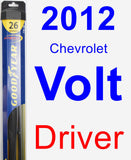 Driver Wiper Blade for 2012 Chevrolet Volt - Hybrid