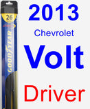 Driver Wiper Blade for 2013 Chevrolet Volt - Hybrid