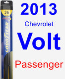 Passenger Wiper Blade for 2013 Chevrolet Volt - Hybrid