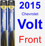 Front Wiper Blade Pack for 2015 Chevrolet Volt - Hybrid