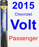 Passenger Wiper Blade for 2015 Chevrolet Volt - Hybrid