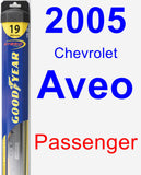Passenger Wiper Blade for 2005 Chevrolet Aveo - Hybrid