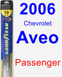 Passenger Wiper Blade for 2006 Chevrolet Aveo - Hybrid