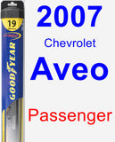 Passenger Wiper Blade for 2007 Chevrolet Aveo - Hybrid