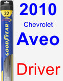 Driver Wiper Blade for 2010 Chevrolet Aveo - Hybrid