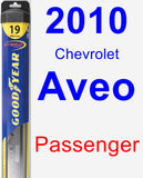 Passenger Wiper Blade for 2010 Chevrolet Aveo - Hybrid