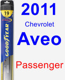 Passenger Wiper Blade for 2011 Chevrolet Aveo - Hybrid