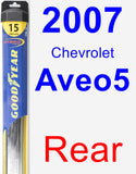 Rear Wiper Blade for 2007 Chevrolet Aveo5 - Hybrid