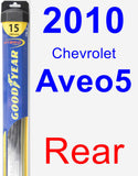 Rear Wiper Blade for 2010 Chevrolet Aveo5 - Hybrid