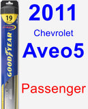 Passenger Wiper Blade for 2011 Chevrolet Aveo5 - Hybrid