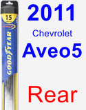 Rear Wiper Blade for 2011 Chevrolet Aveo5 - Hybrid