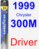 Driver Wiper Blade for 1999 Chrysler 300M - Hybrid