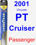 Passenger Wiper Blade for 2001 Chrysler PT Cruiser - Hybrid
