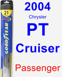 Passenger Wiper Blade for 2004 Chrysler PT Cruiser - Hybrid