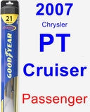 Passenger Wiper Blade for 2007 Chrysler PT Cruiser - Hybrid