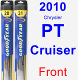 Front Wiper Blade Pack for 2010 Chrysler PT Cruiser - Hybrid