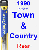 Rear Wiper Blade for 1990 Chrysler Town & Country - Hybrid