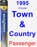 Passenger Wiper Blade for 1995 Chrysler Town & Country - Hybrid