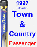 Passenger Wiper Blade for 1997 Chrysler Town & Country - Hybrid