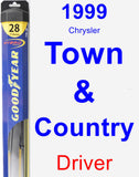 Driver Wiper Blade for 1999 Chrysler Town & Country - Hybrid