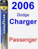 Passenger Wiper Blade for 2006 Dodge Charger - Hybrid