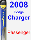 Passenger Wiper Blade for 2008 Dodge Charger - Hybrid