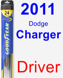 Driver Wiper Blade for 2011 Dodge Charger - Hybrid