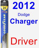 Driver Wiper Blade for 2012 Dodge Charger - Hybrid