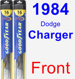 Front Wiper Blade Pack for 1984 Dodge Charger - Hybrid