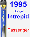 Passenger Wiper Blade for 1995 Dodge Intrepid - Hybrid