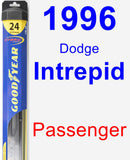 Passenger Wiper Blade for 1996 Dodge Intrepid - Hybrid