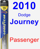 Passenger Wiper Blade for 2010 Dodge Journey - Hybrid