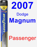 Passenger Wiper Blade for 2007 Dodge Magnum - Hybrid