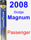 Passenger Wiper Blade for 2008 Dodge Magnum - Hybrid