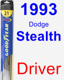Driver Wiper Blade for 1993 Dodge Stealth - Hybrid