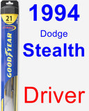 Driver Wiper Blade for 1994 Dodge Stealth - Hybrid