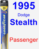 Passenger Wiper Blade for 1995 Dodge Stealth - Hybrid