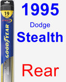 Rear Wiper Blade for 1995 Dodge Stealth - Hybrid