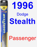 Passenger Wiper Blade for 1996 Dodge Stealth - Hybrid