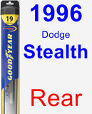 Rear Wiper Blade for 1996 Dodge Stealth - Hybrid