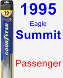 Passenger Wiper Blade for 1995 Eagle Summit - Hybrid