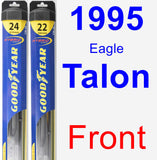 Front Wiper Blade Pack for 1995 Eagle Talon - Hybrid