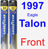 Front Wiper Blade Pack for 1997 Eagle Talon - Hybrid