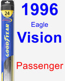 Passenger Wiper Blade for 1996 Eagle Vision - Hybrid