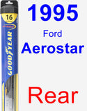 Rear Wiper Blade for 1995 Ford Aerostar - Hybrid